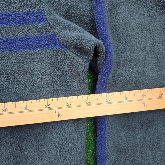 American Eagle Sweater Mens XL Gray 1/4 Zip Pullover Fleece Vintage Made in USA - Picture 4 of 7